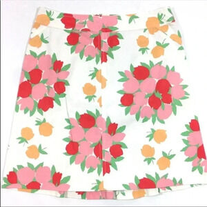 Anthropologie Elevenses A Line Floral Skirt